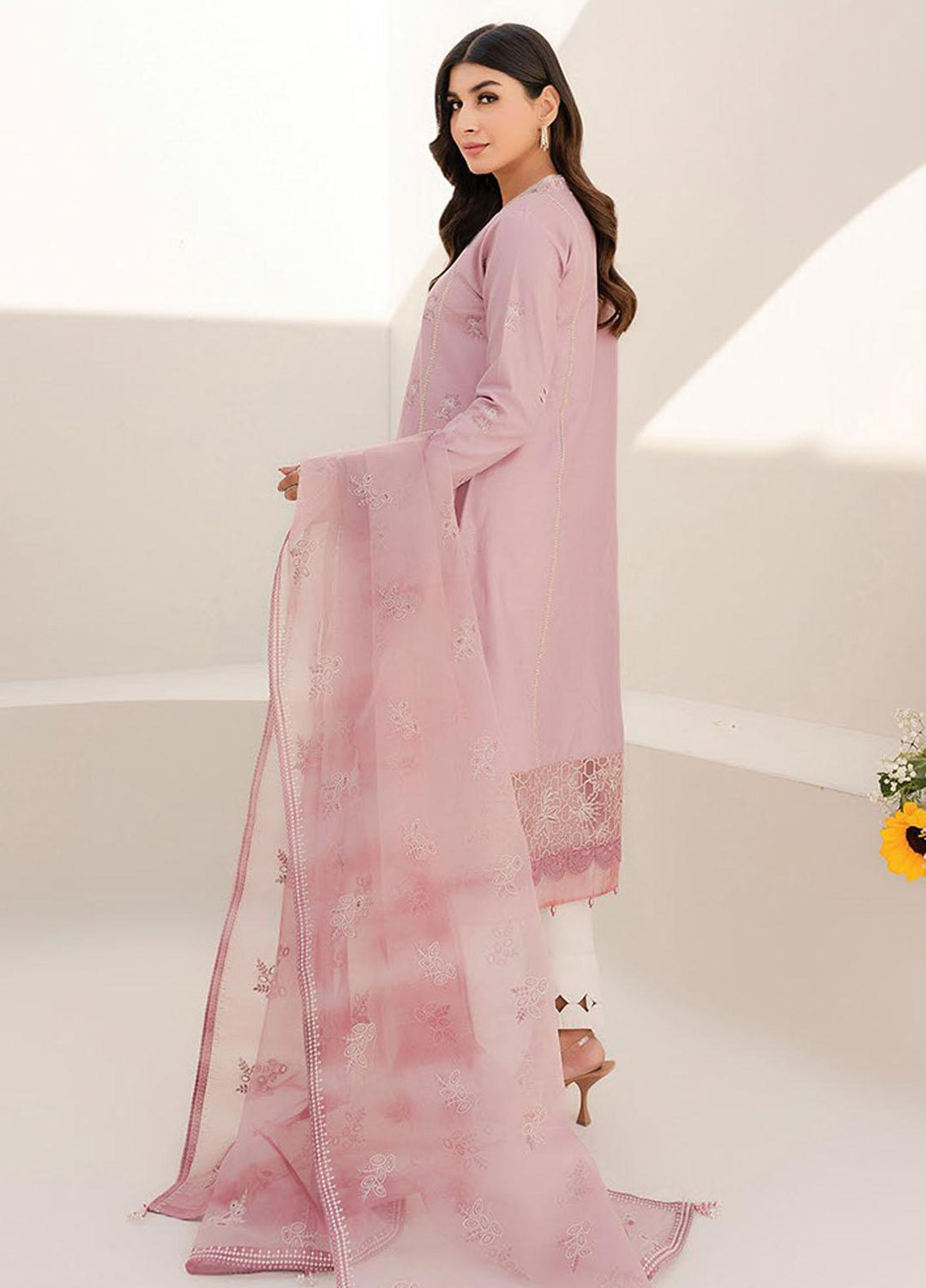 Xenia Formals Embroidered Lawn Suits Unstitched 3 Piece XE23SS D-11 Aema - Summer Collection