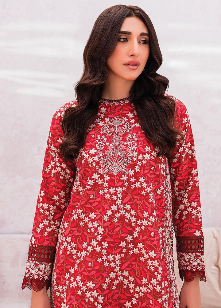 Xenia Formals Embroidered Lawn Suits Unstitched 3 Piece XE23SS-V2 D-01 Maisay - Summer Collection