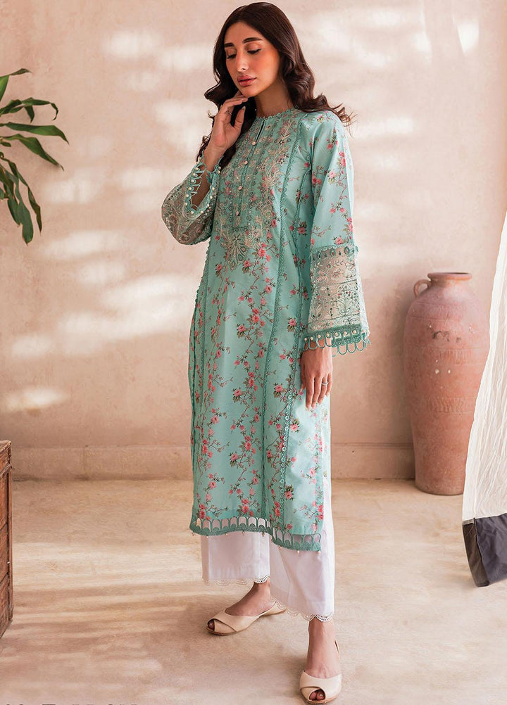 Xenia Formals Embroidered Lawn Suits Unstitched 3 Piece XE23SS-V2 D-03 Fallow - Summer Collection