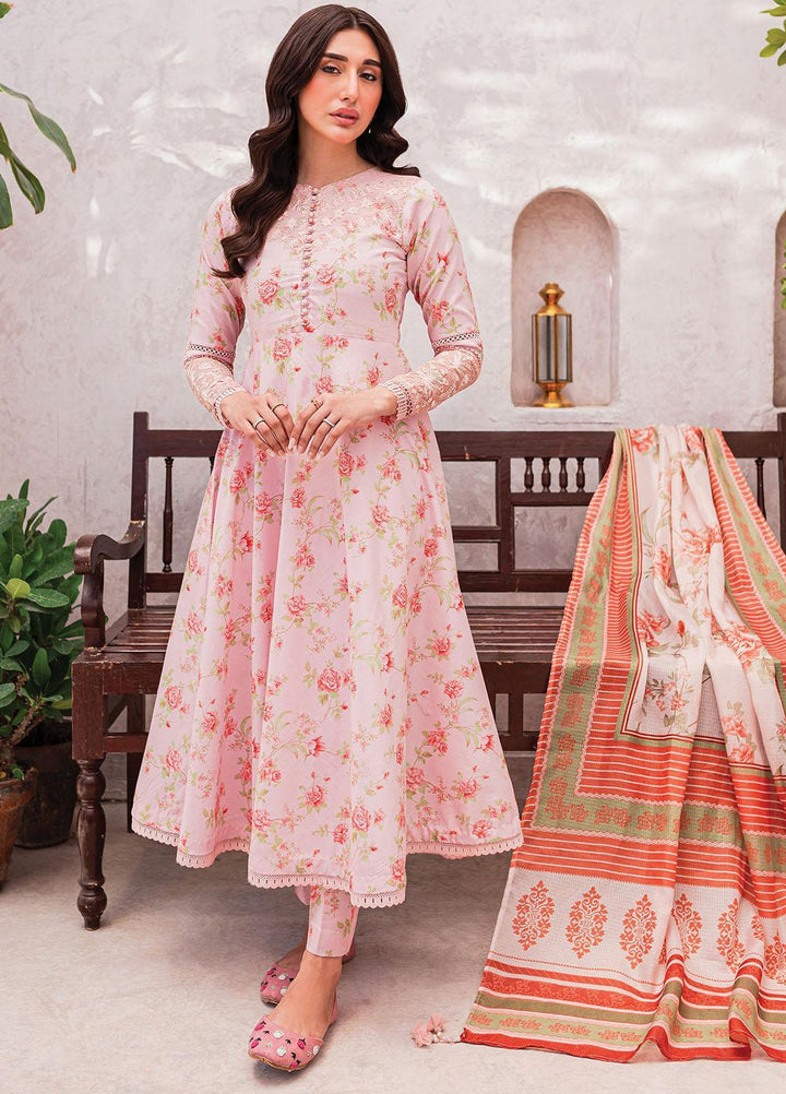 Xenia Formals Embroidered Lawn Suits Unstitched 3 Piece XE23SS-V2 D-06 Jazylyn - Summer Collection