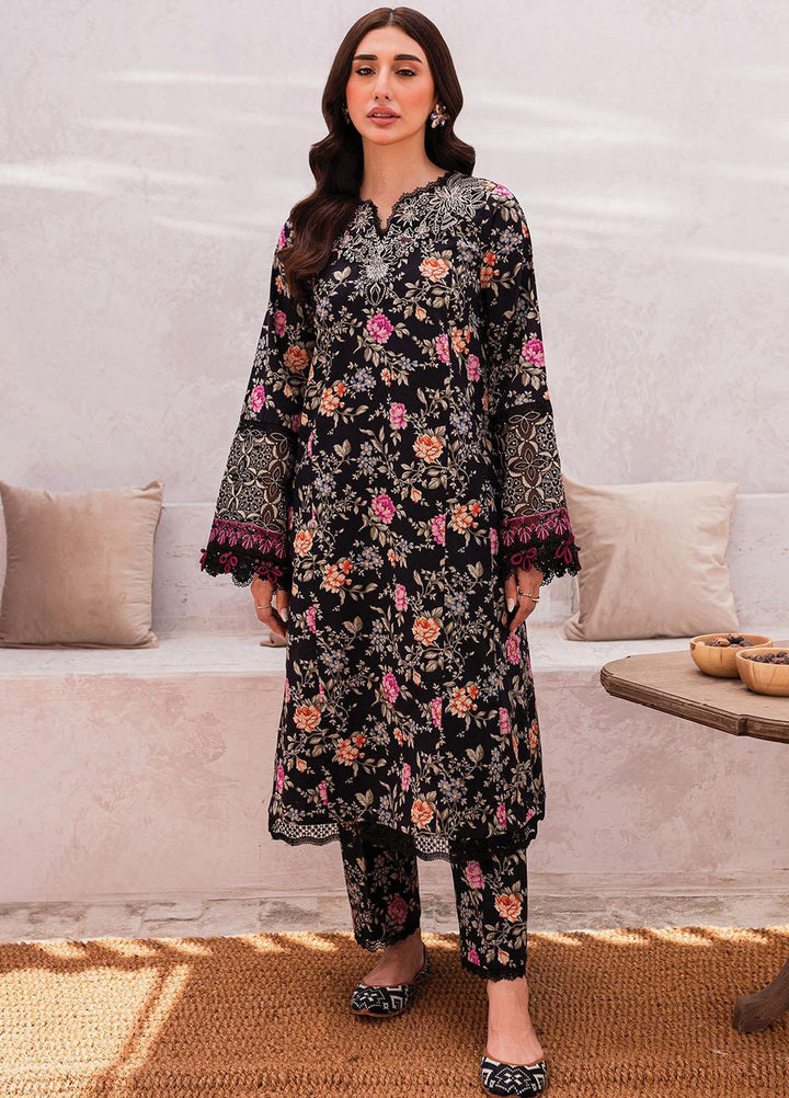 Xenia Formals Embroidered Lawn Suits Unstitched 3 Piece XE23SS-V2 D-09 Gnnea - Summer Collection