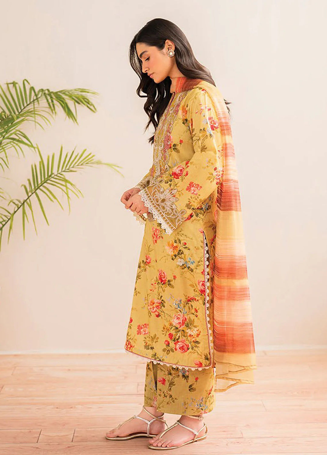 Xenia Printed Lawn Suits Unstitched 3 Piece XE25PL D-02 Briar - Summer Collection