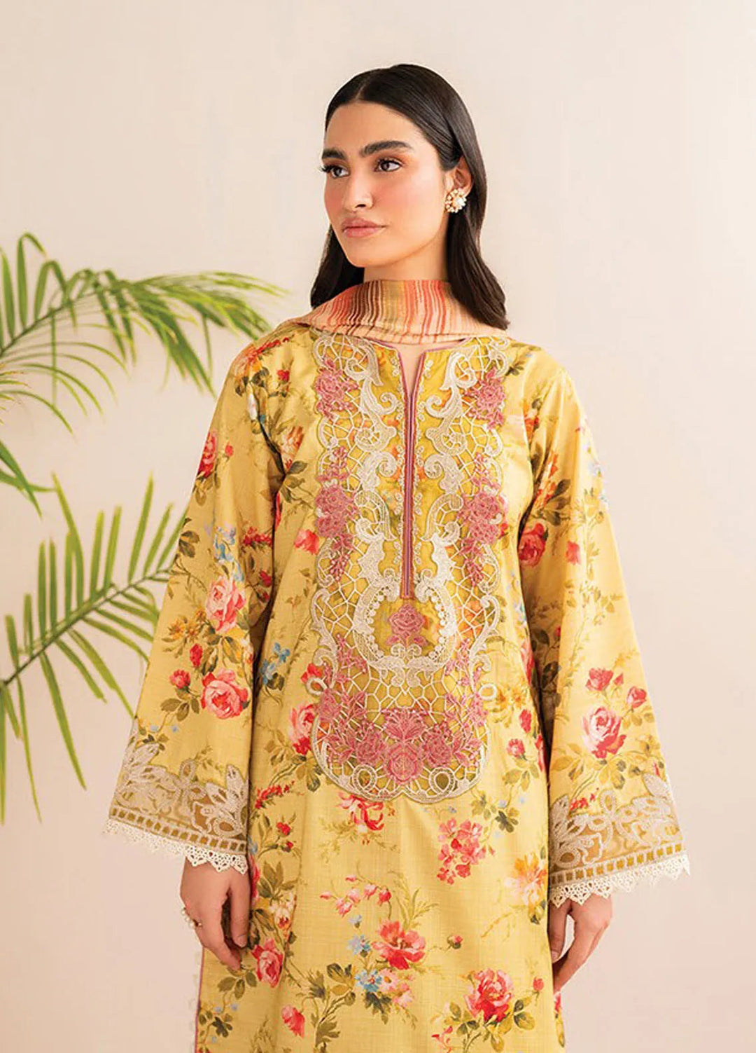 Xenia Printed Lawn Suits Unstitched 3 Piece XE25PL D-02 Briar - Summer Collection