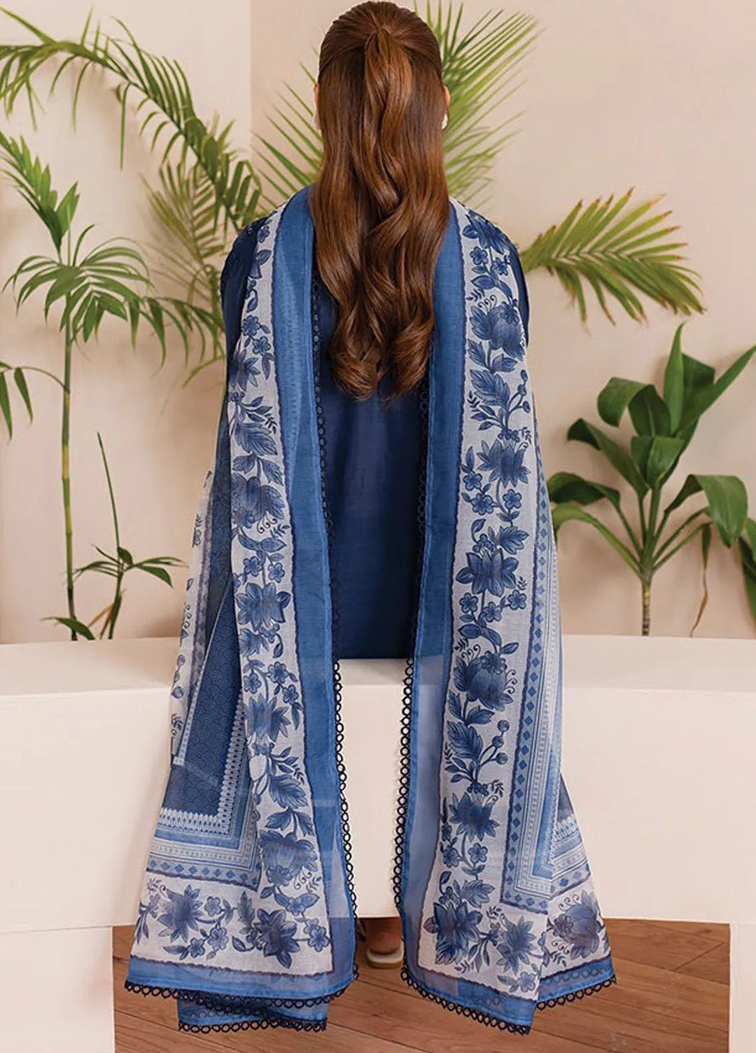 Xenia Printed Lawn Suits Unstitched 3 Piece XE25PL D-08 Brira - Summer Collection