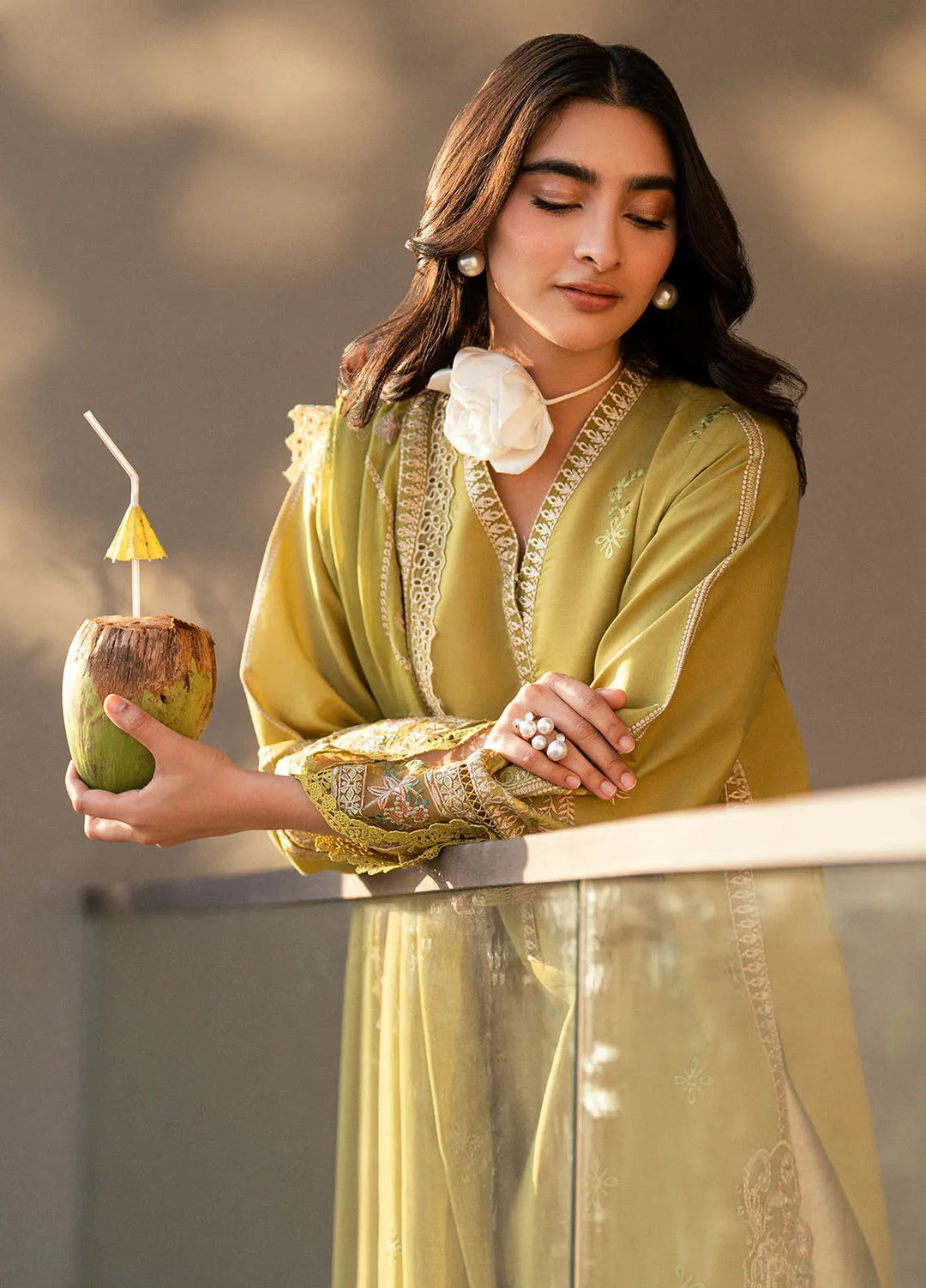 Yaariyan by Sahane Embroidered Lawn Suits Unstitched 3 Piece SNE25Y CT-20002 Nieve - Summer Collection