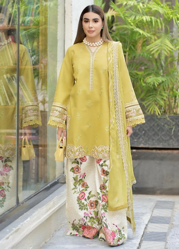 Yaariyan by Sahane Embroidered Lawn Suits Unstitched 3 Piece SNE25Y CT-20002 Nieve - Summer Collection