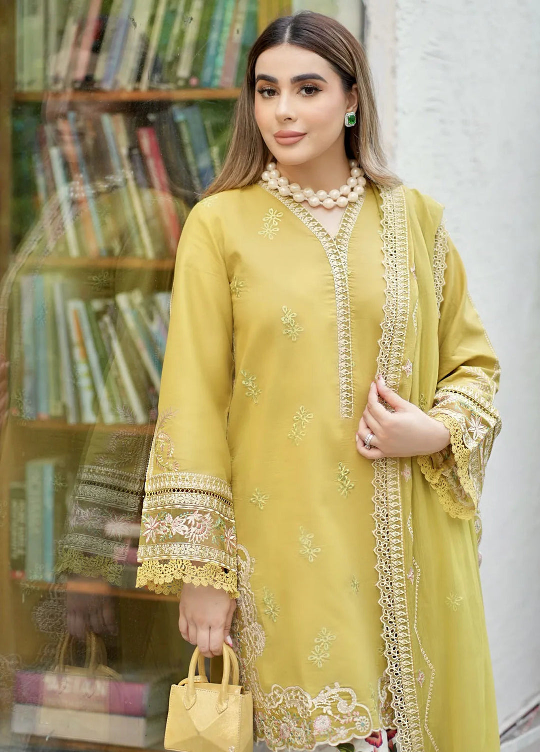 Yaariyan by Sahane Embroidered Lawn Suits Unstitched 3 Piece SNE25Y CT-20002 Nieve - Summer Collection