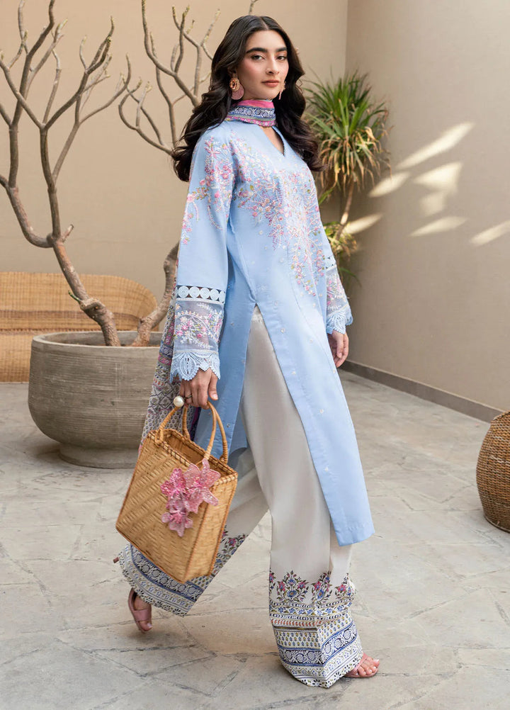 Yaariyan by Sahane Embroidered Lawn Suits Unstitched 3 Piece SNE25Y CT-20003 Bella - Summer Collection