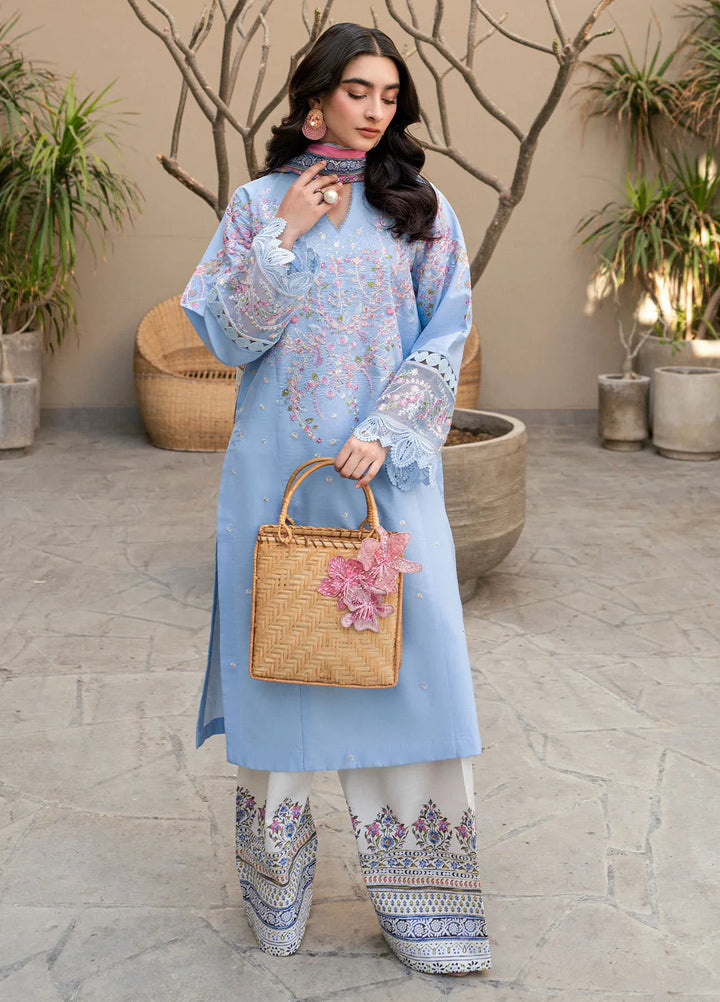 Yaariyan by Sahane Embroidered Lawn Suits Unstitched 3 Piece SNE25Y CT-20003 Bella - Summer Collection