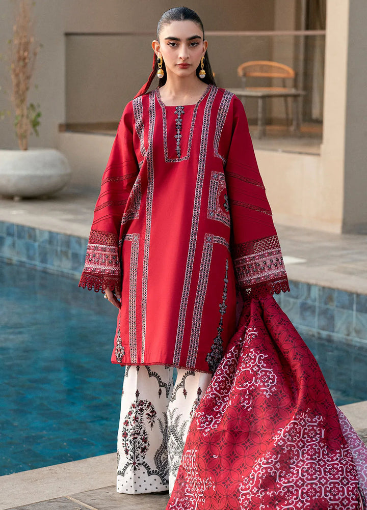 Yaariyan by Sahane Embroidered Lawn Suits Unstitched 3 Piece SNE25Y CT-20004 Ina - Summer Collection