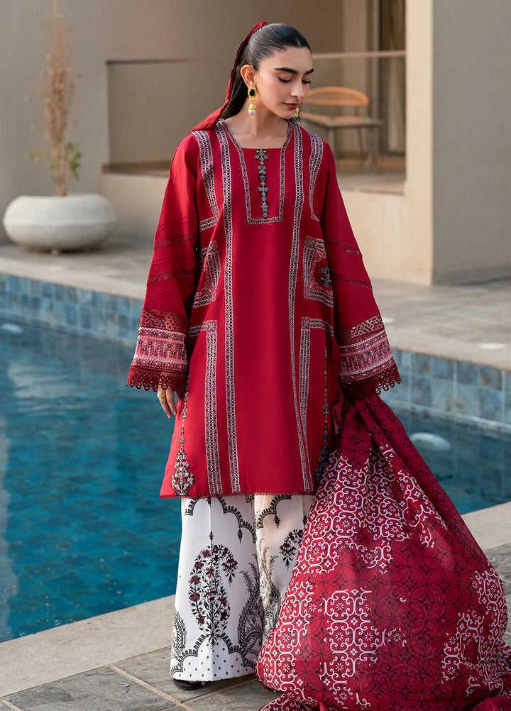 Yaariyan by Sahane Embroidered Lawn Suits Unstitched 3 Piece SNE25Y CT-20004 Ina - Summer Collection