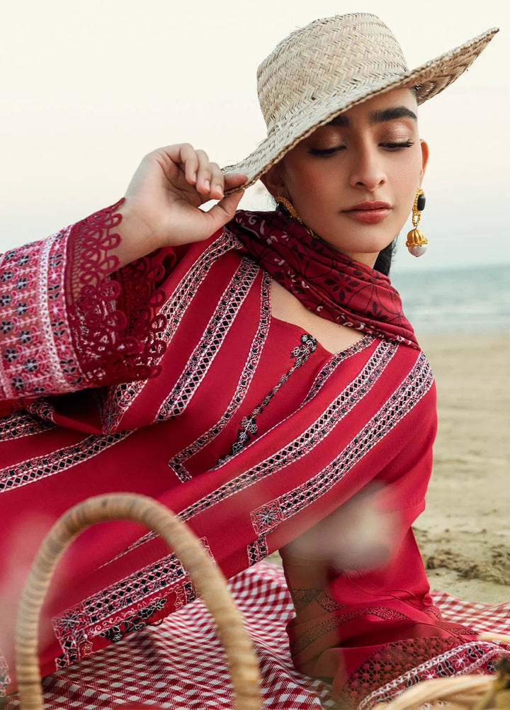 Yaariyan by Sahane Embroidered Lawn Suits Unstitched 3 Piece SNE25Y CT-20004 Ina - Summer Collection