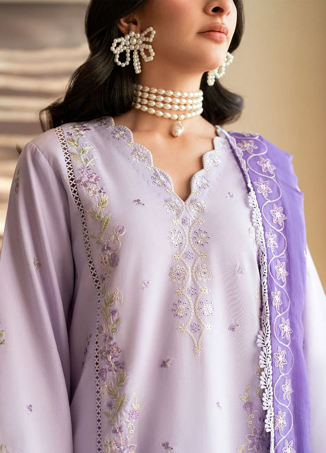 Yaariyan by Sahane Embroidered Lawn Suits Unstitched 3 Piece SNE25Y CT-20006 Nate - Summer Collection