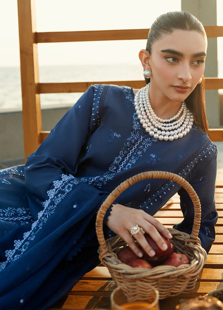 Yaariyan by Sahane Embroidered Lawn Suits Unstitched 3 Piece SNE25Y CT-20008 Sepal - Summer Collection