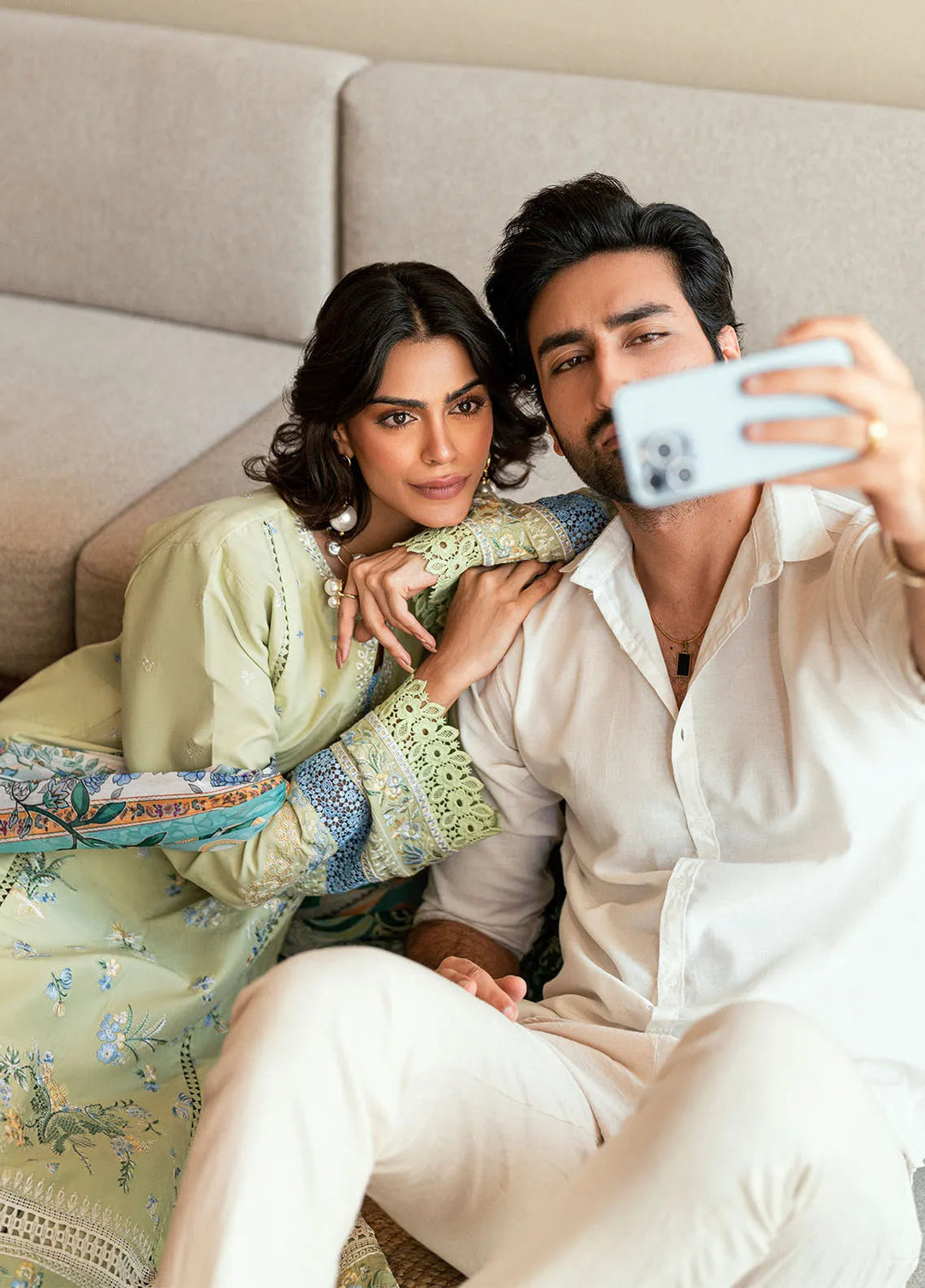 Yaariyan by Sahane Embroidered Lawn Suits Unstitched 3 Piece SNE25Y CT-20010 Mirea - Summer Collection