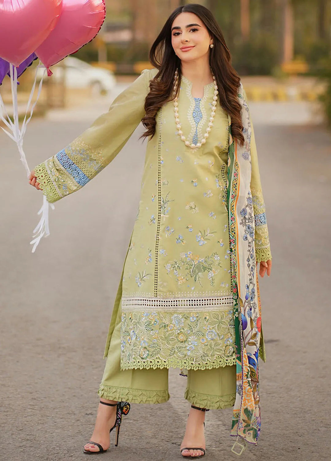 Yaariyan by Sahane Embroidered Lawn Suits Unstitched 3 Piece SNE25Y CT-20010 Mirea - Summer Collection