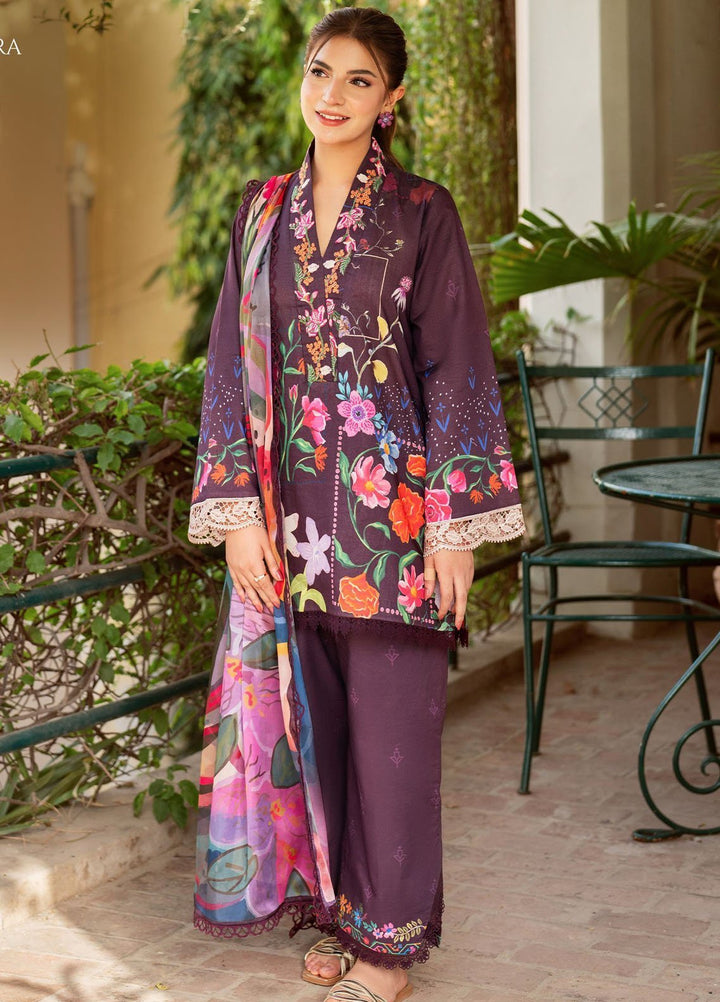 Yakin by Asifa Nabeel Embroidered Lawn Suits Unstitched 3 Piece AN25YL D-12 Whimsical Flora - Summer Collection