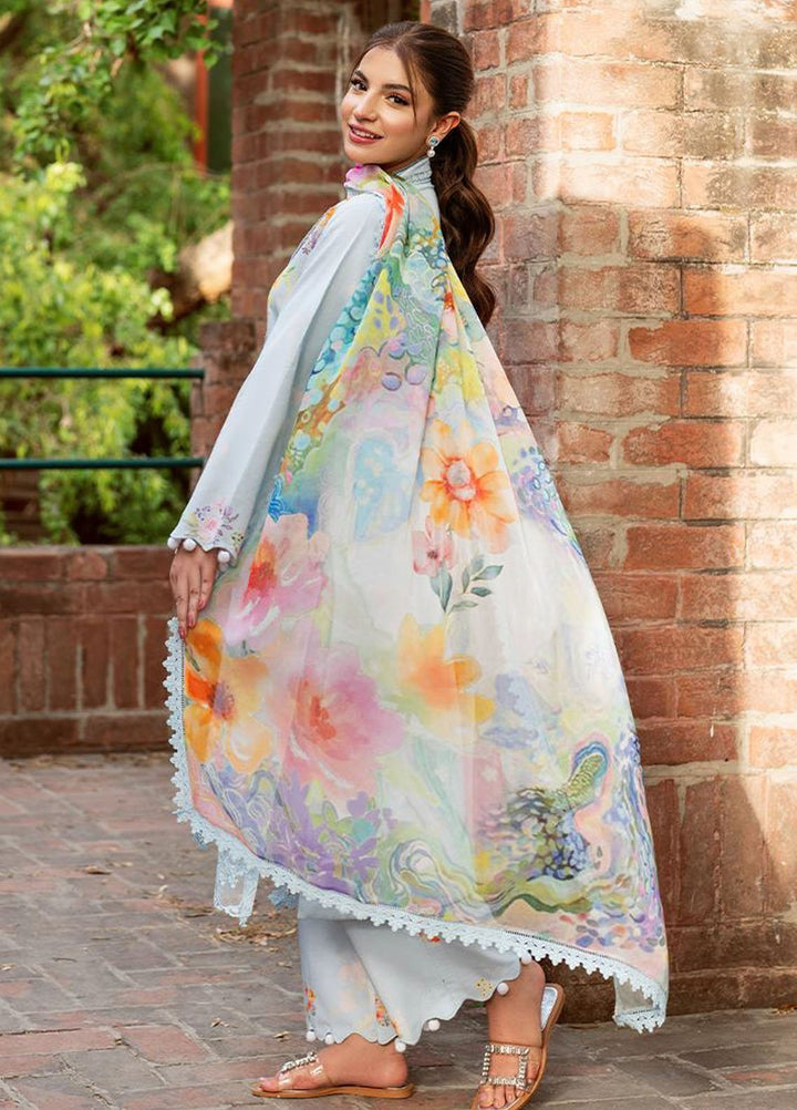 Yakin by Asifa Nabeel Embroidered Lawn Suits Unstitched 3 Piece AN25YL D-14 Whisper Of Spring - Summer Collection