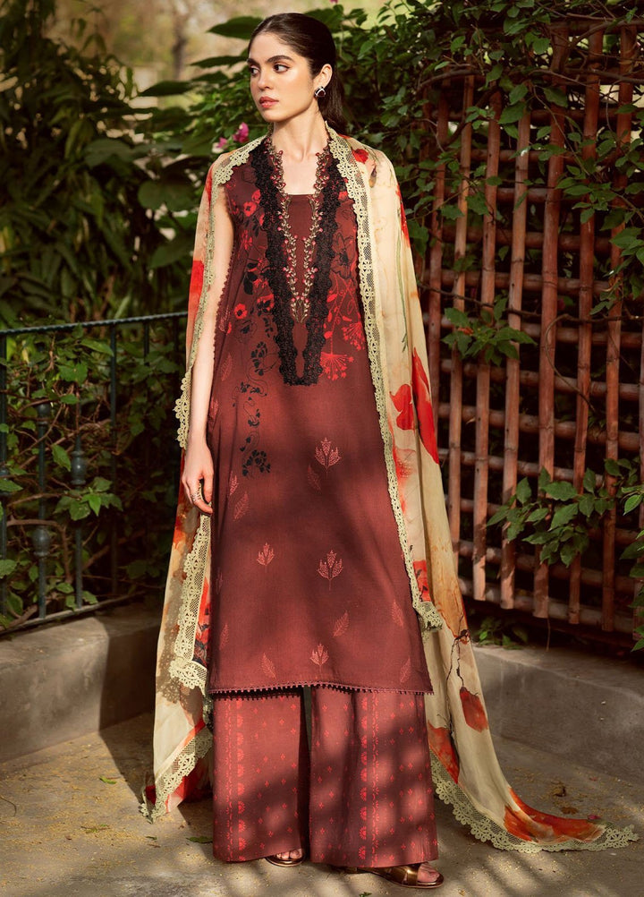 Yakin by Asifa Nabeel Embroidered Lawn Suits Unstitched 3 Piece AN25YL D-15 Botnic Haze - Summer Collection