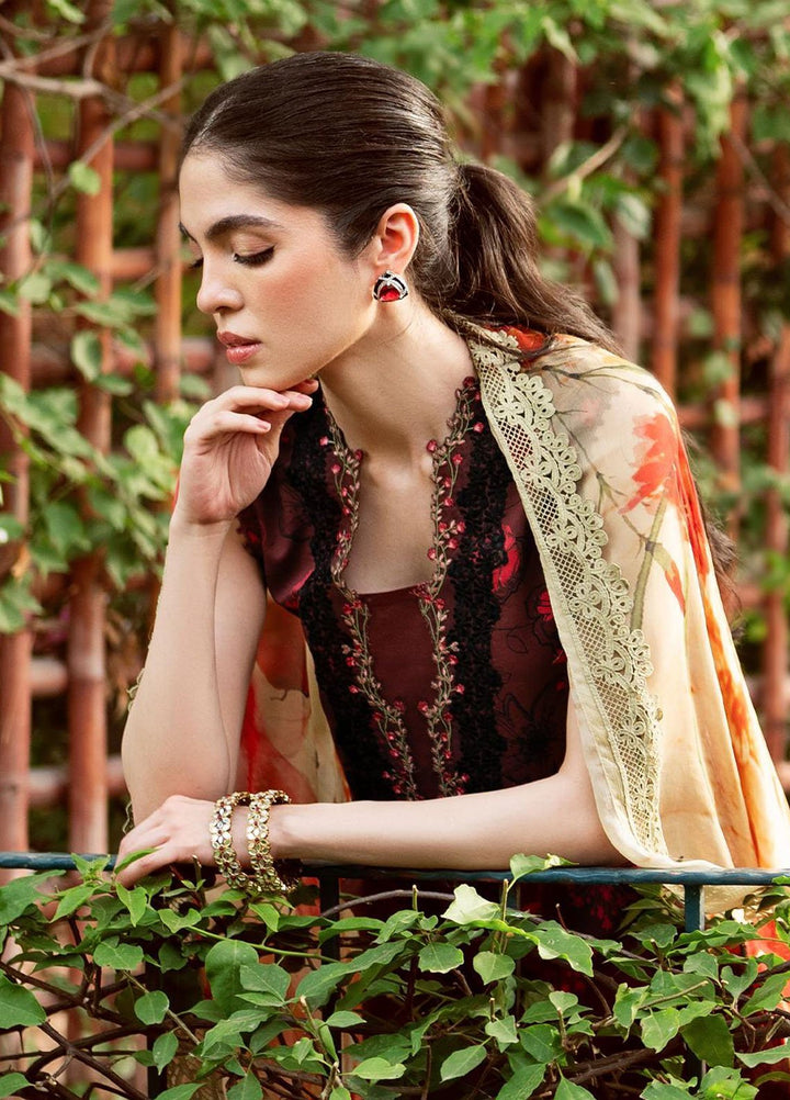 Yakin by Asifa Nabeel Embroidered Lawn Suits Unstitched 3 Piece AN25YL D-15 Botnic Haze - Summer Collection