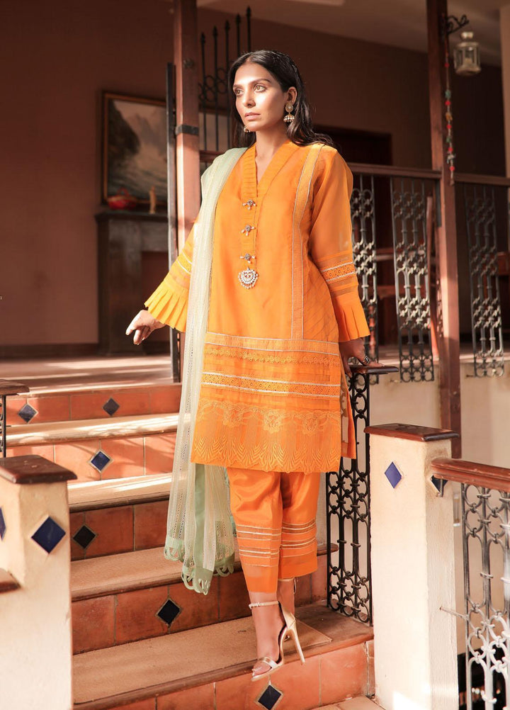 Yusra Ansari Pret  Organza 4 Piece Suit YA22LBK Yed-07 Ilayda