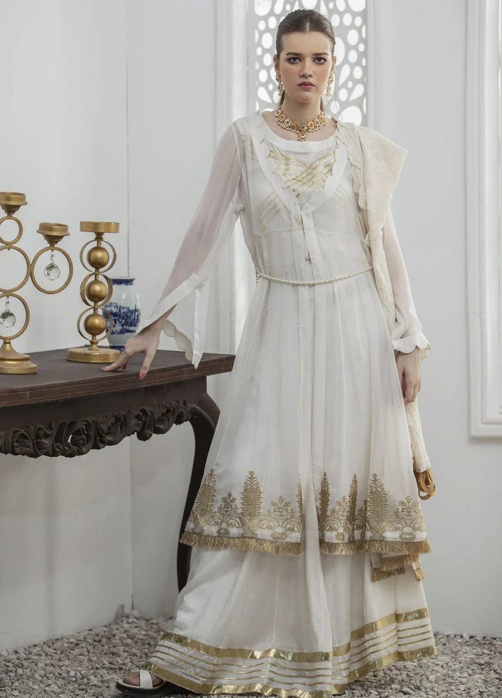 Yusra Ansari Pret Embroidered Chiffon 3 Piece Suit Aylin
