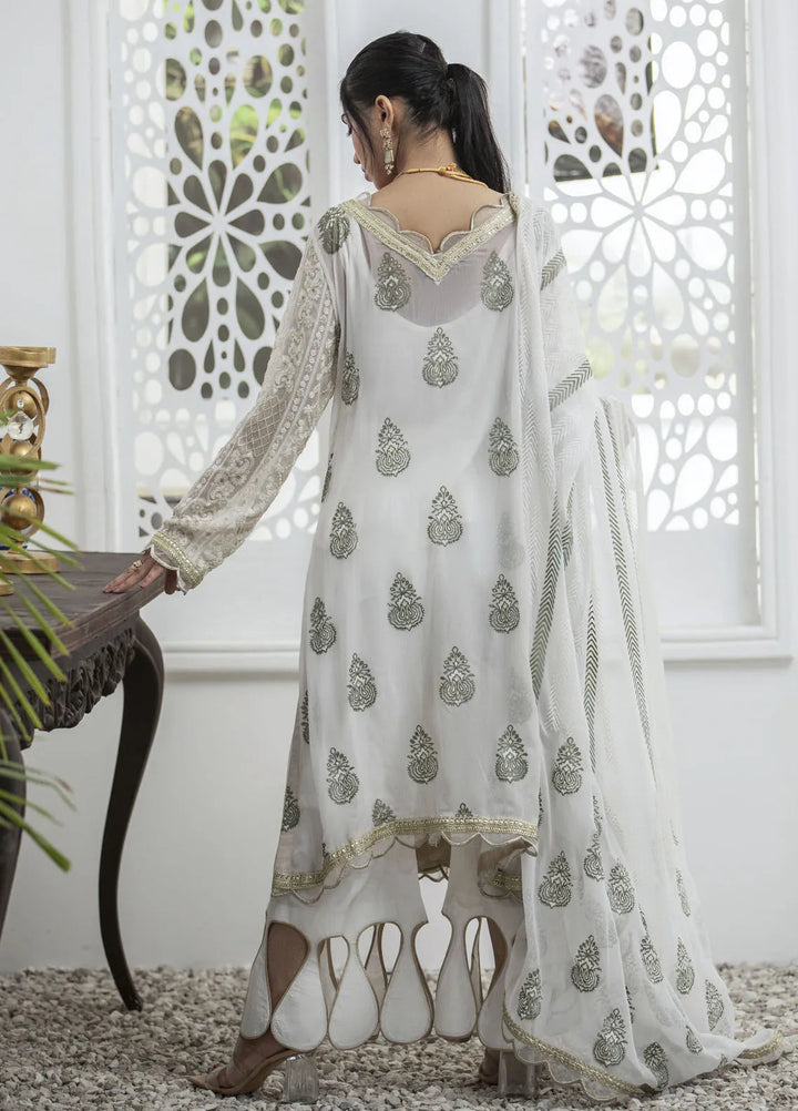Yusra Ansari Pret Embroidered Chiffon 3 Piece Suit Zehra