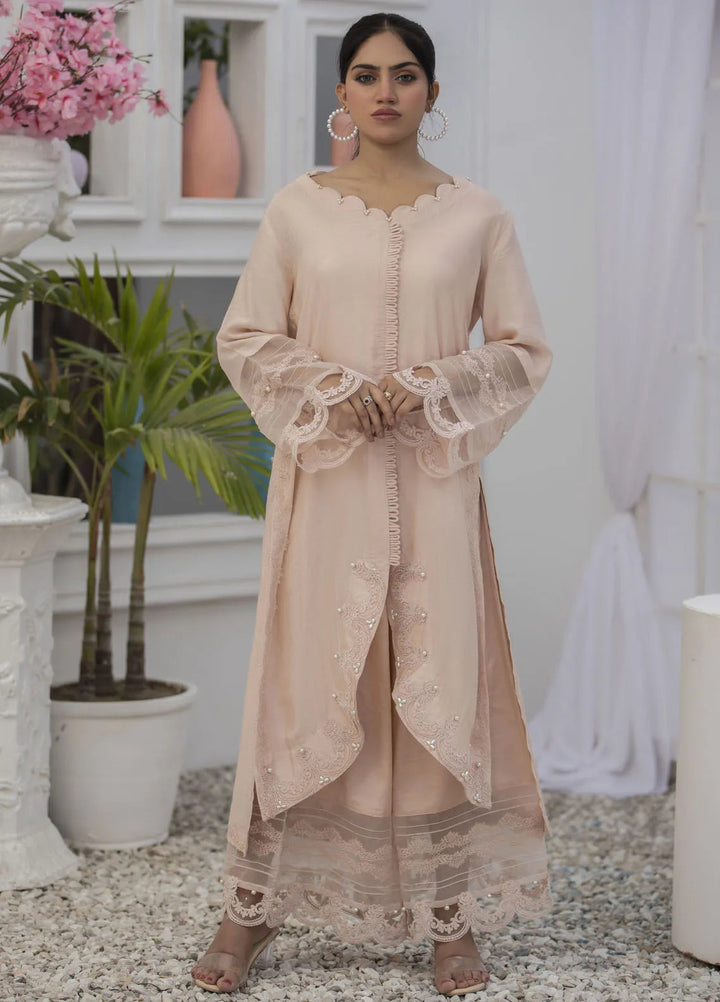 Yusra Ansari Pret Embroidered Cotton 2 Piece Suit Leia