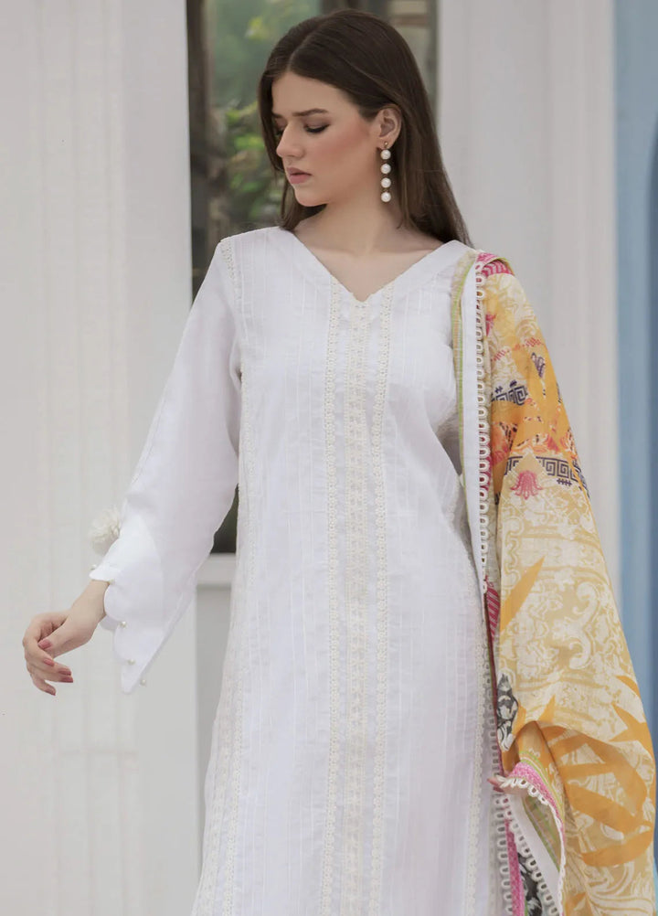 Yusra Ansari Pret Embroidered Cotton 3 Piece Suit Umay