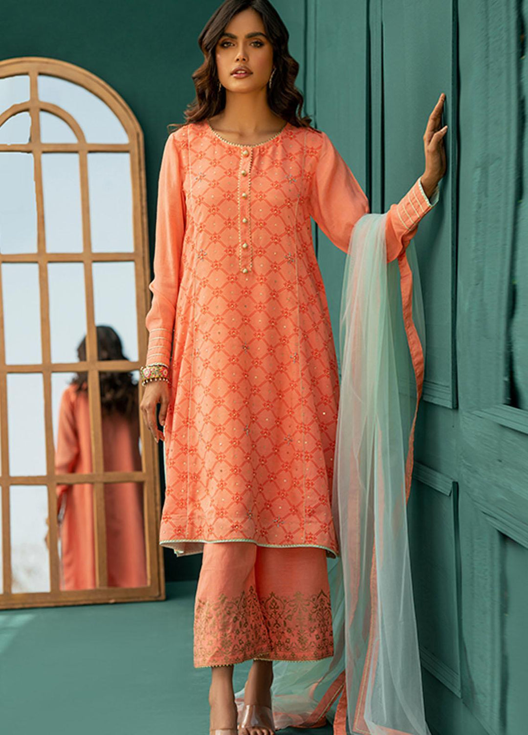 Zaaviay Festive Pret  Raw Silk 3 Piece Suit ZV22PE ASRAAR