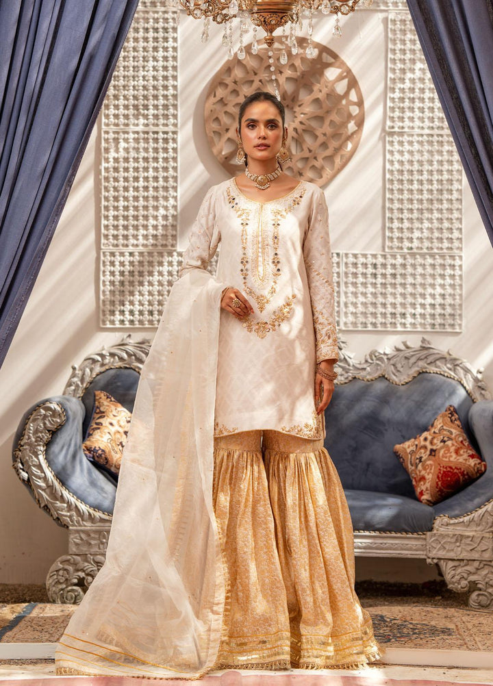 Zaaviay Festive Pret  Jacquard 3 Piece Suit ZV22PE ZEC22- 007 Zuri