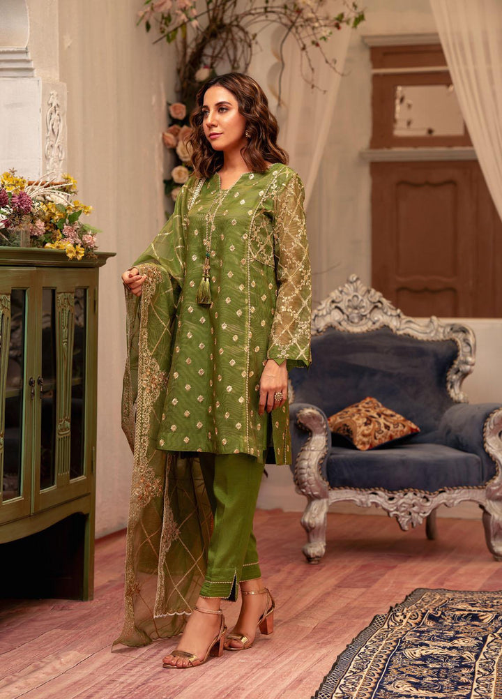 Zaaviay Festive Pret  Raw Silk 3 Piece Suit ZV22PE ZEC22- 012 Anya