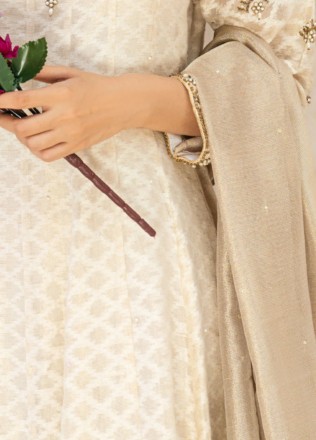 Zaaviay Pret Embroidered Cotton Net 2 Piece Suit Ilsa