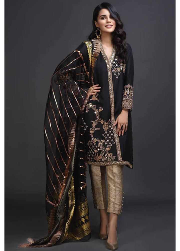 Zaaviay Pret  Raw Silk 3 Piece Suit DEHR