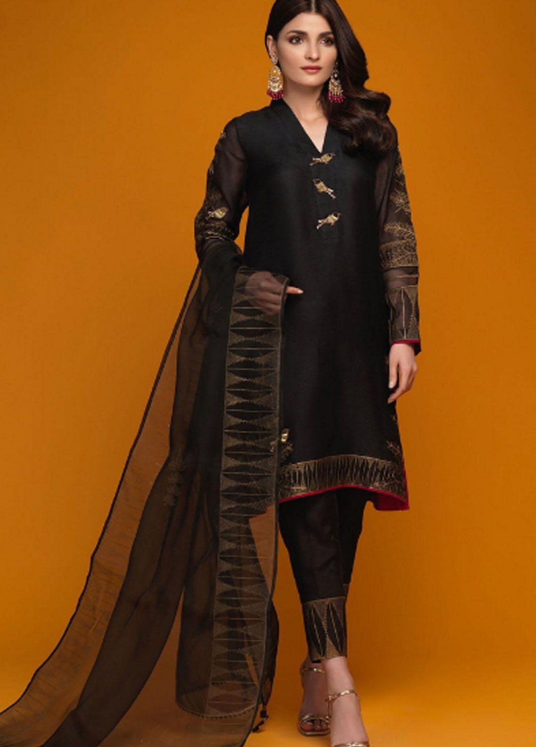 Zaaviay Pret Embroiderd Raw Silk  3 Piece ZV21RW ZSP-0013 Umang
