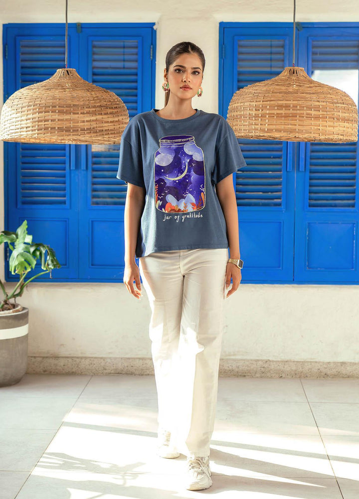 Zaaviay Pret  Cotton T-Shirt ZSZ23-010 (TEAL)