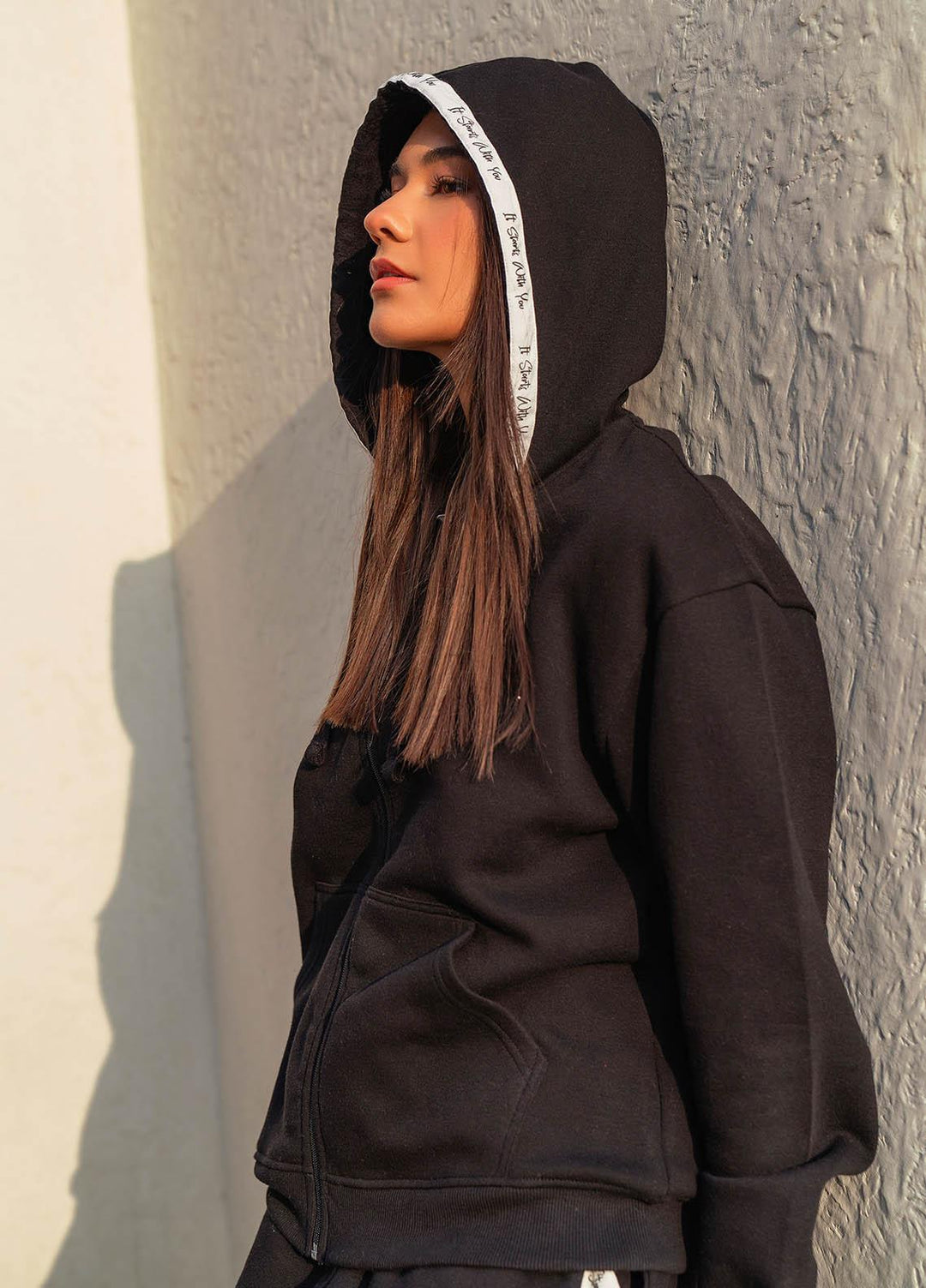 Zaaviay Pret  Cotton Track Suit ZSZ23-011 (BLACK)