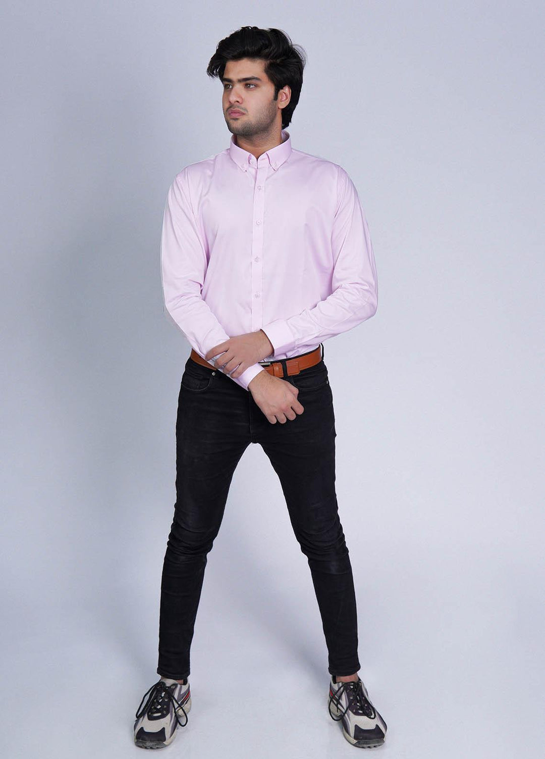 Zaeim Cotton Formal Shirt for Men -  ZM23SH Pink Pearl Shirt