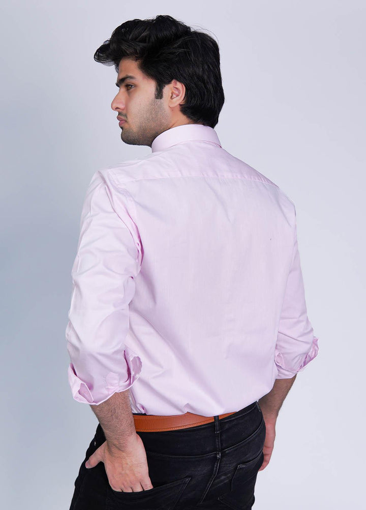 Zaeim Cotton Formal Shirt for Men -  ZM23SH Pink Pearl Shirt