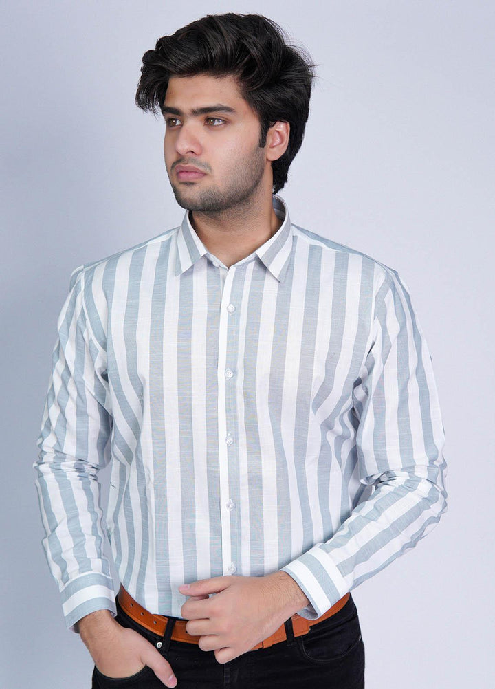 Zaeim Cotton Formal Shirt for Men -  ZM23SH Formal Lining Shirt