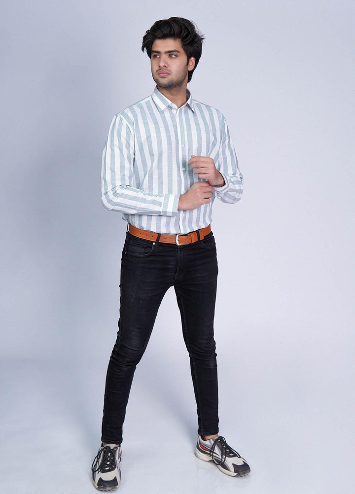 Zaeim Cotton Formal Shirt for Men -  ZM23SH Formal Lining Shirt