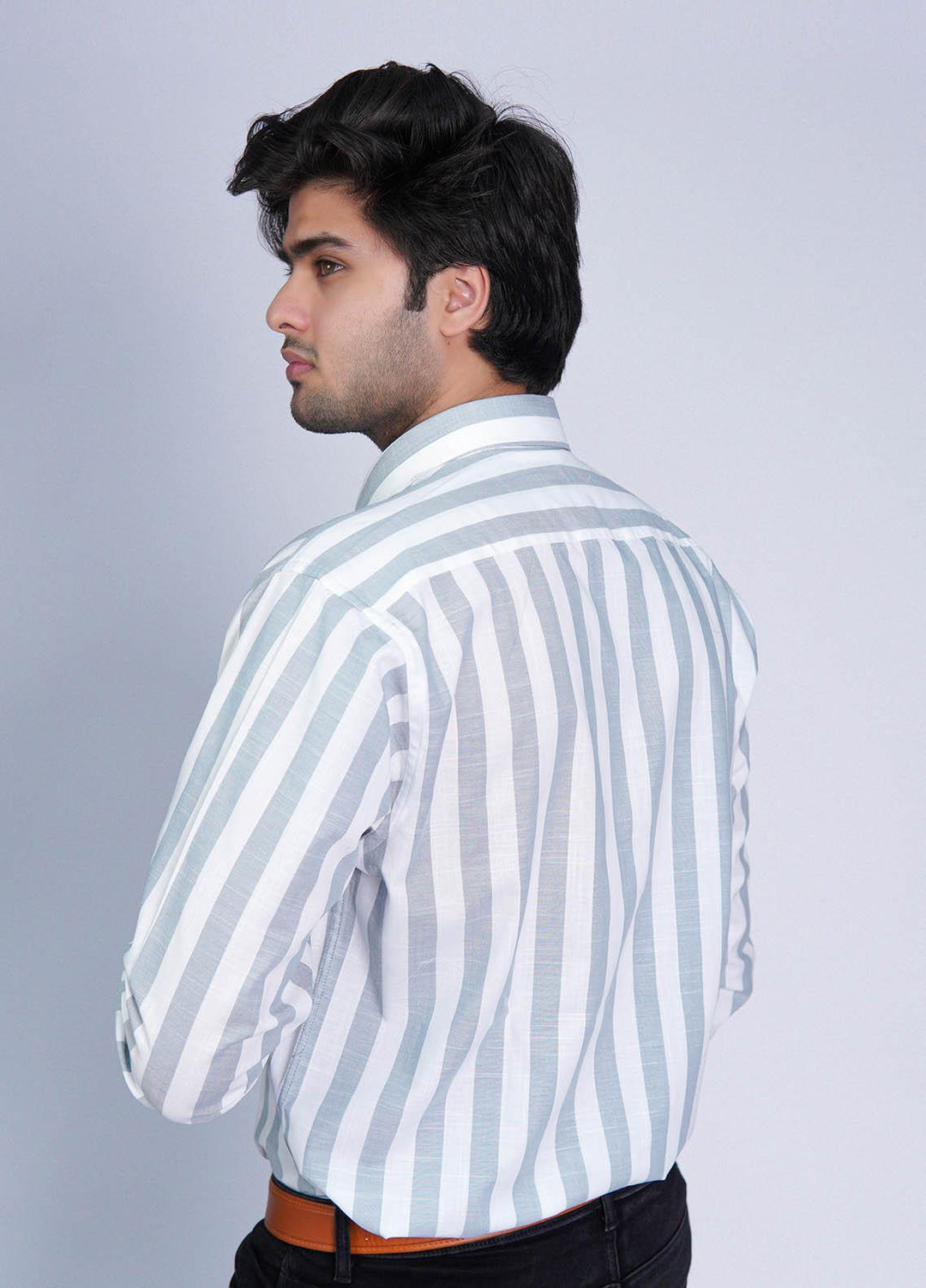 Zaeim Cotton Formal Shirt for Men -  ZM23SH Formal Lining Shirt
