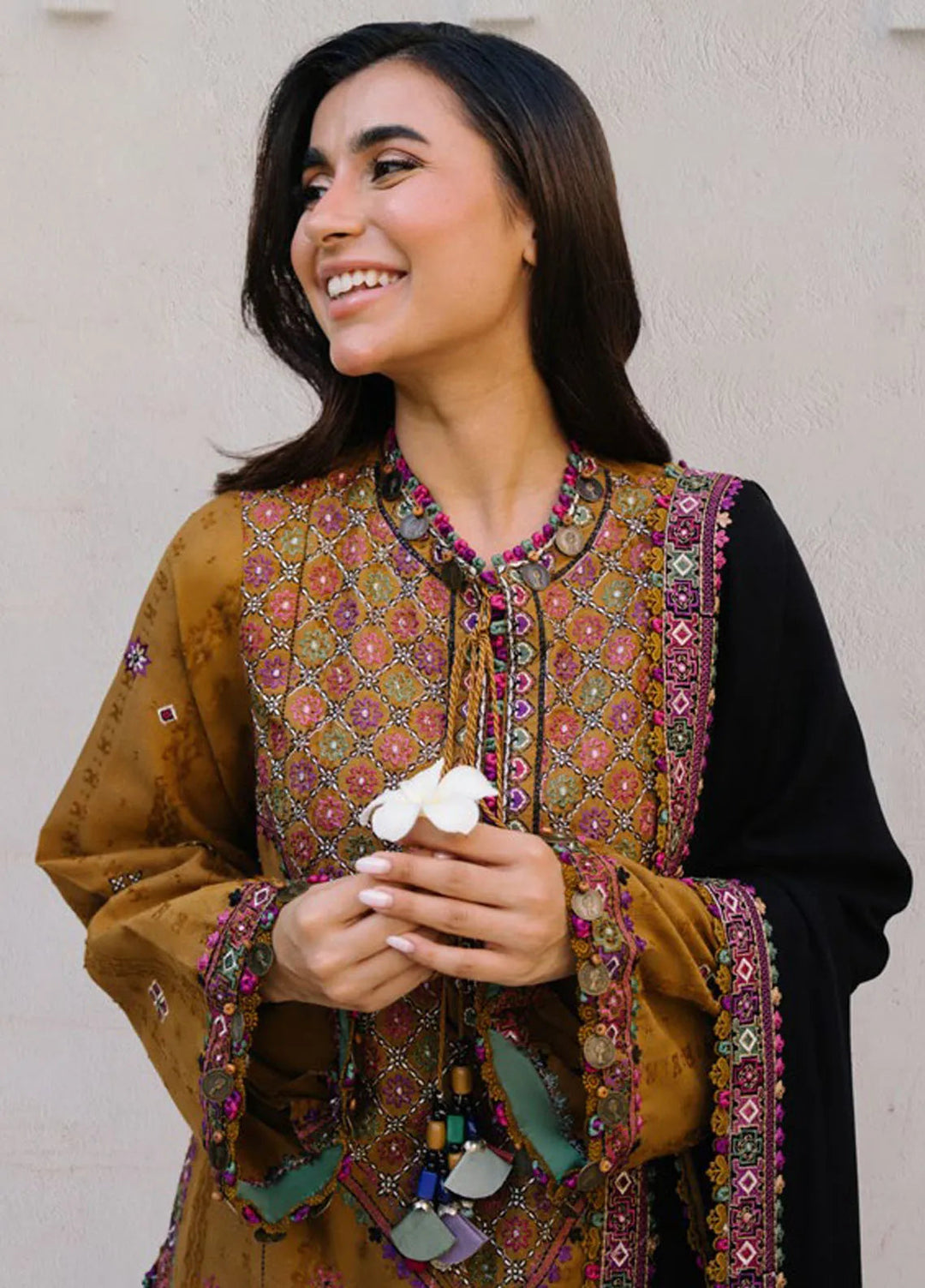 Zaha By Khadijah Shah Embroidered Jacquard Suits Unstitched 3 Piece ZL24W ZW24-03 Gulzar - Winter Collection