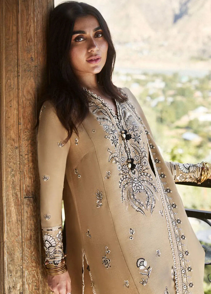 Zaha By Khadijah Shah Embroidered Karandi Suits Unstitched 3 Piece ZL24W ZW24-10 Suzani - Winter Collection