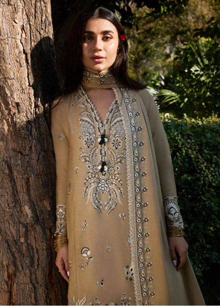 Zaha By Khadijah Shah Embroidered Karandi Suits Unstitched 3 Piece ZL24W ZW24-10 Suzani - Winter Collection