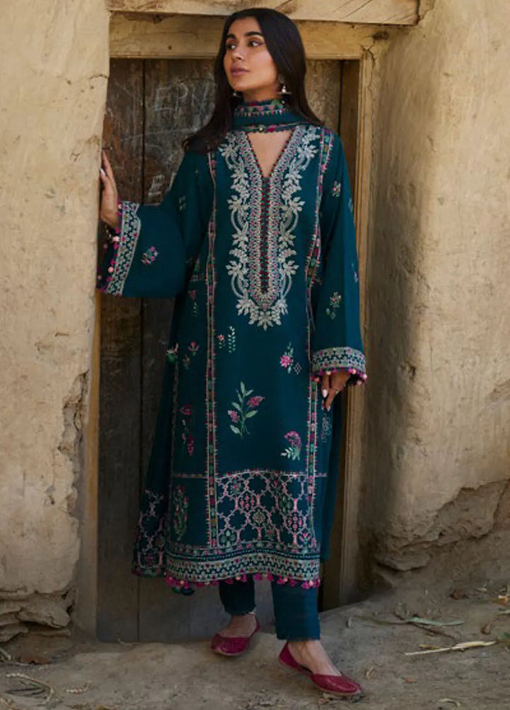 Zaha By Khadijah Shah Embroidered Khaddar Suits Unstitched 3 Piece ZL24W ZW24-05 Zumar - Winter Collection