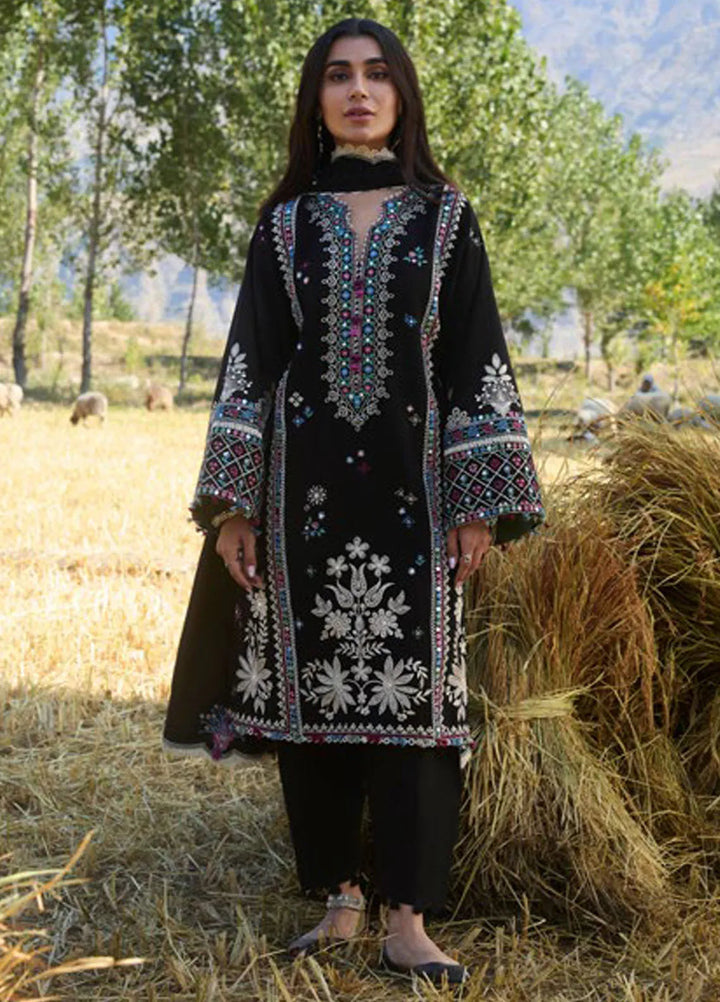 Zaha By Khadijah Shah Embroidered Khaddar Suits Unstitched 3 Piece ZL24W ZW24-06 Hazan - Winter Collection