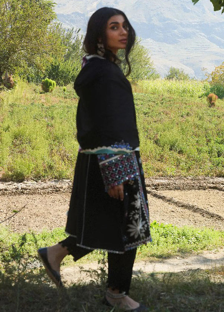 Zaha By Khadijah Shah Embroidered Khaddar Suits Unstitched 3 Piece ZL24W ZW24-06 Hazan - Winter Collection