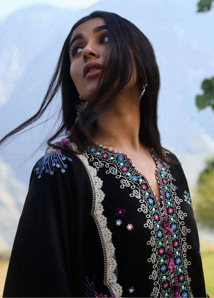 Zaha By Khadijah Shah Embroidered Khaddar Suits Unstitched 3 Piece ZL24W ZW24-06 Hazan - Winter Collection