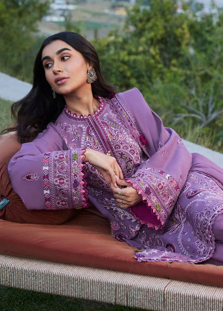 Zaha By Khadijah Shah Embroidered Khaddar Suits Unstitched 3 Piece ZL24W ZW24-13 Gulrang - Winter Collection